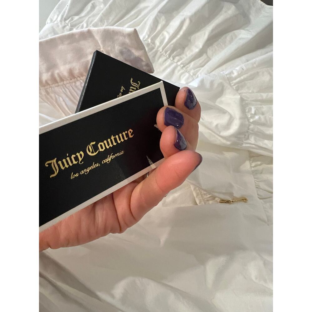 Juicy Couture White Cotton Ruffled Mini Skirt Size 4 NEW With Tags - Picture 5 of 11